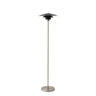 Nova Rancho Mirage Slimline Floor Lamp in Matte Black/Silver, photo 1