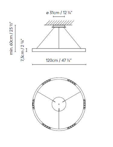 Measurements for the R2 S120 (line drawing)