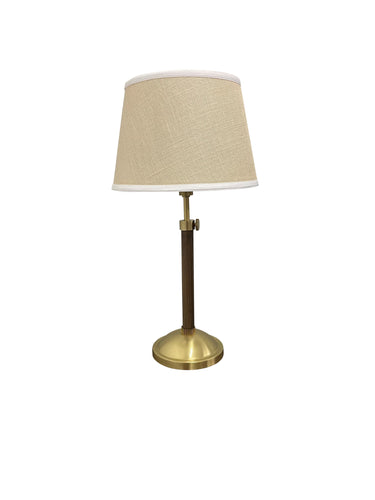 House of Troy Richmond Adjustable Antique Brass Table Lamps