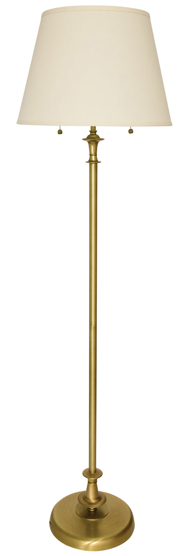 House of Troy Randolph Antique Brass Floor Lamps