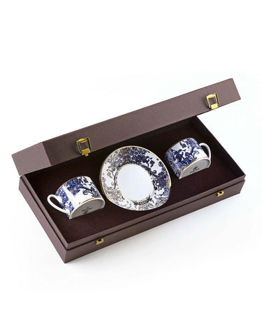 Tea Cups & Saucers, Set of 2 by Roberto Cavalli Home in Azulejos, view 1