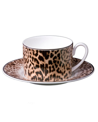 Tea Cups & Saucers, Set of 2 by Roberto Cavalli Home in Jaguar, view 1