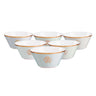 Fruit Bowls, Set of 6 by Roberto Cavalli Home in Lizzard Sunrise, view 1