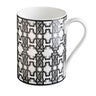 Mug by Roberto Cavalli Home in Monogram Black, view 1