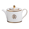 Tea or Coffee Pot by Roberto Cavalli Home in Silk Gold, view 1