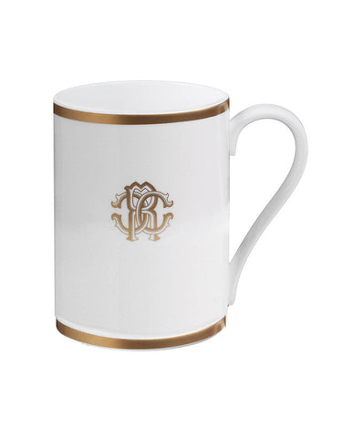 Mug by Roberto Cavalli Home in Silk Gold, view 1