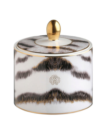Sugar Pot by Roberto Cavalli Home in Tiger, view 1
