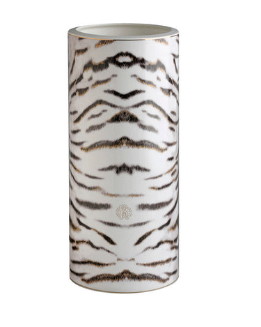 High Vase by Roberto Cavalli Home in Tiger, view 1