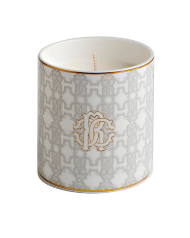 Scented Candle by Roberto Cavalli Home in Monogram White, view 1