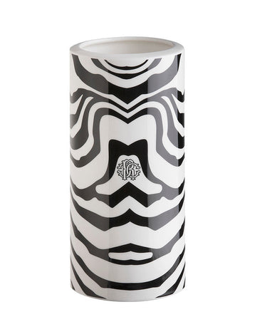 Medium Vase by Roberto Cavalli Home in Zebrage, view 1