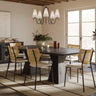 TOV Nolan 98" Wood Rectangular Dining Table, Black option, image 1