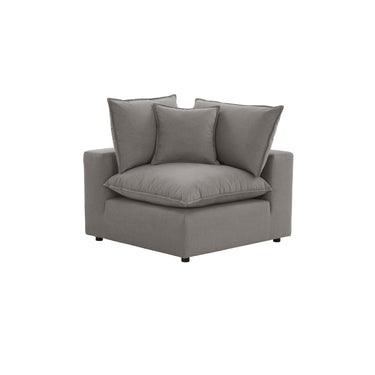 TOV Cali Performance Fabric Modular Corner Chair, Slate option, image 1
