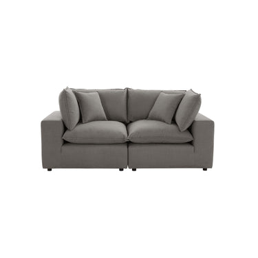 TOV Cali 80" Modular Loveseat, Slate option, image 1