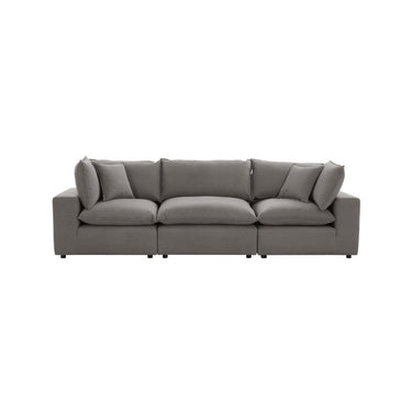 TOV Cali 120" Performance Fabric Modular Sofa, Slate option, image 1