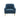 TOV Serena Performance Velvet Accent Chair Blue