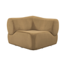 TOV Zenith Latte Brown Performance Velvet Corner Wedge, image 1