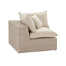 TOV Cali Natural Wicker Outdoor Corner Chair, image 1