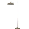 House of Troy Ridgeline satin nickel adjustable floor lamp with metal dome shaped shade
