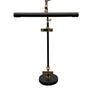 House of Troy River North Easel table lamp antique brass and polished brass accents LED slimline shade