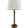 House of Troy Rupert three way table lamp in Heritage Gold with Black accents and USB port