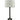 House of Troy Rupert three way table lamp in supreme silver with satin nickel accents and USB port