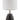 House of Troy Rupert table lamp in granite with satin nickel accents and USB port