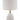 House of Troy Rupert table lamp White with weathered brass accents and USB port RU751-WT