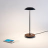 Koncept Royyo Desk Lamp Matte Black Body Oiled Walnut Base Plate