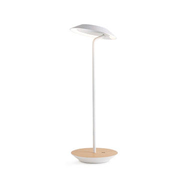 Koncept Royyo Desk Lamp Matte White Body White Oak Base Plate