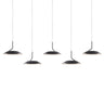 Koncept Royyo Pendant Linear 5 Pendant Matte Black Matte Black Canopy