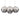 Lodes Random Cloud 7-Light LED pendant light with chrome and frosted glass globes