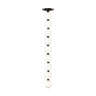 Dark Bronze Perle 24 Pendant Light with Hand-Blown Italian Glass Globes