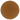 Signature Round wool rug in Ocre, full view