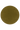Signature Round wool rug in Green, full view