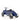 Ford Mustang Ride-On by Baghera – blue metal push car – view 3