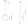 Measurements for the Ring S1 (line drawing)