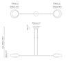 Measurements for the Ring S2 110 (line drawing)