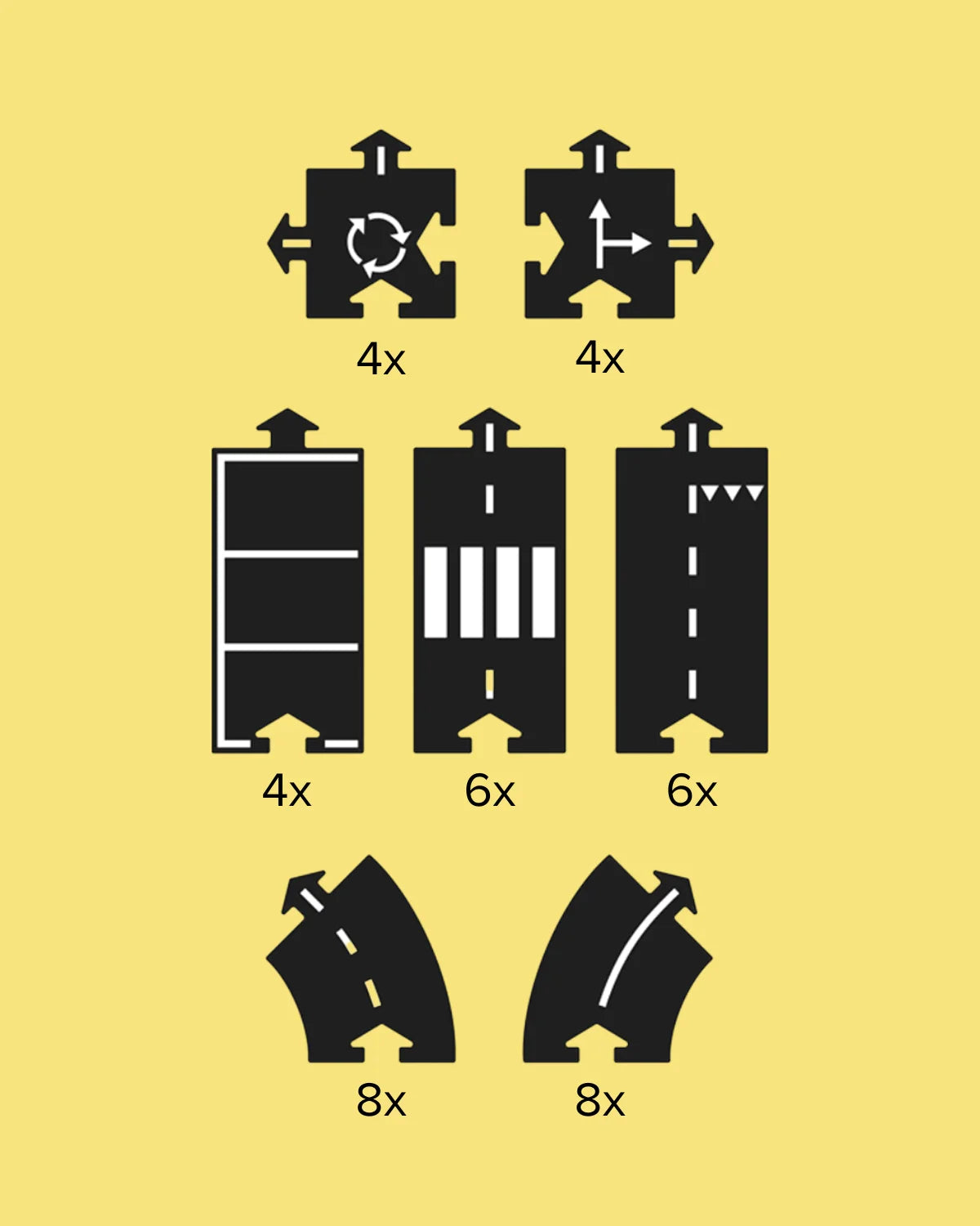 Waytoplay Road Track Deluxe Set Small