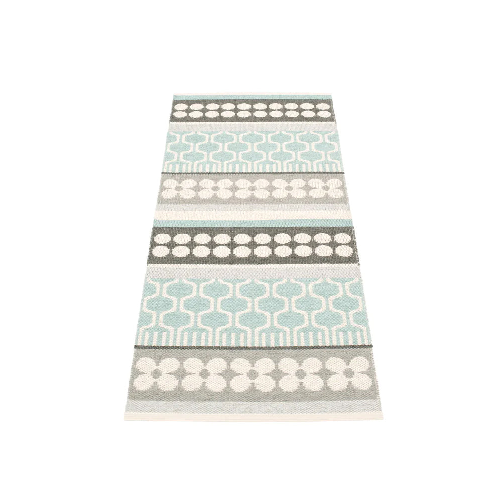 Pappelina Rug Asta Pale Turquoise