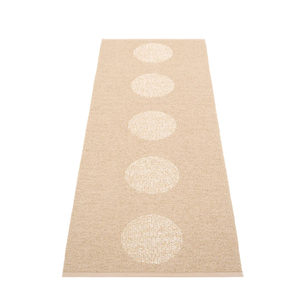 Pappelina Rug Vera 2.0 Beige/Beige Metallic