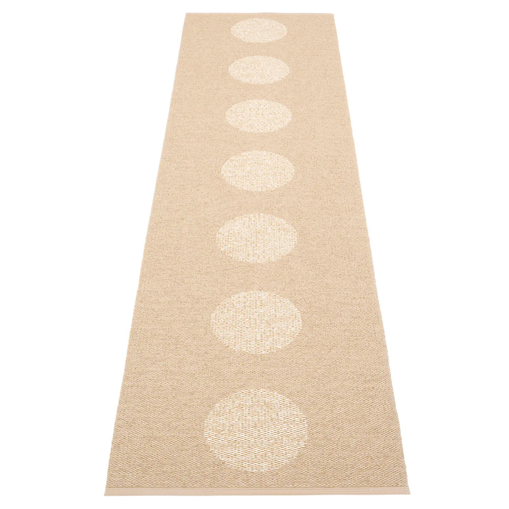 Pappelina Rug Vera 2.0 Beige/Beige Metallic