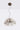 Penta Runa pendant light switched off, smoked glass dome