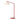 Nova Stretch 75"H 1-Light Chairside Arc Lamp in Crimson Red, White shade, photo 19