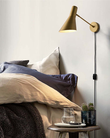 Nova of California Solana Wall Sconce Brushed Brass