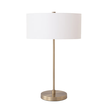 Nova Stretch Slimline Table Lamp in Weathered Brass, photo 1