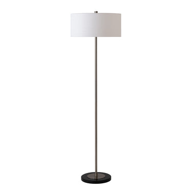 Nova Coronado Slimline Floor Lamp in Satin Nickel, photo 1