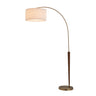 Nova Scalloped 1-Light Arc Floor Lamp in Default, photo 1