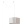 Nova Scallop Swag Lamp in Satin Nickel, photo 1