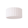 Nova Scallop Flush Mount in Weathered Brass, photo 1