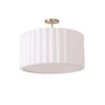 Nova Scallop Semi-Flush Mount in Weathered Brass, photo 1